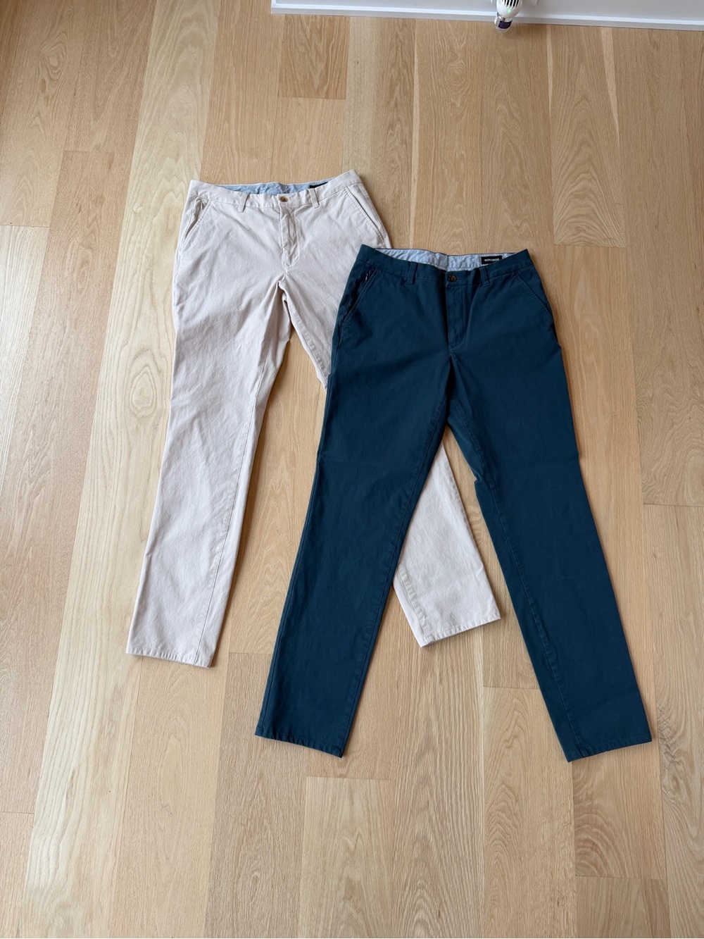 Bonobos Chino 2.0 Pants - Navy and Light Beige 34x36